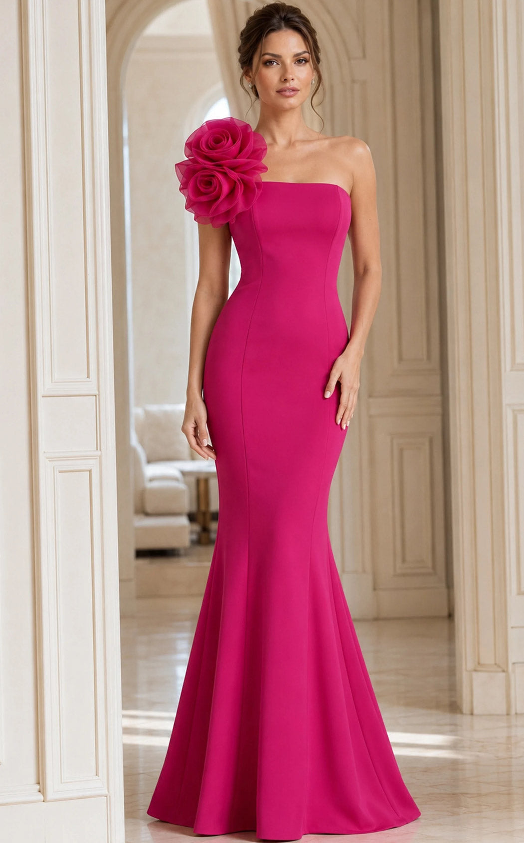 Jovani 40201 Fuchsia