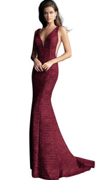 Jovani 45811BG Burgundy