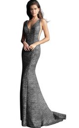 Jovani 45811BG Gunmetal