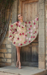 Mac Duggal 6123 Nude-Multi