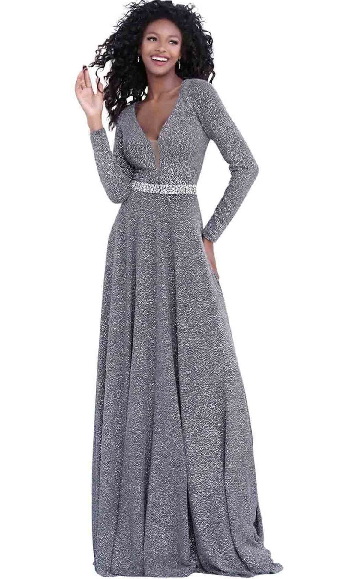 Sparkle Jersey Knit Formal Dresses | Browse Jersey Gowns  NewYorkDress