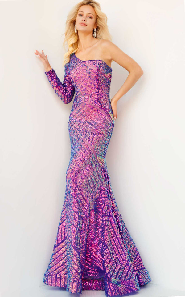 Jovani 24098 Dress Iridescent-Violet