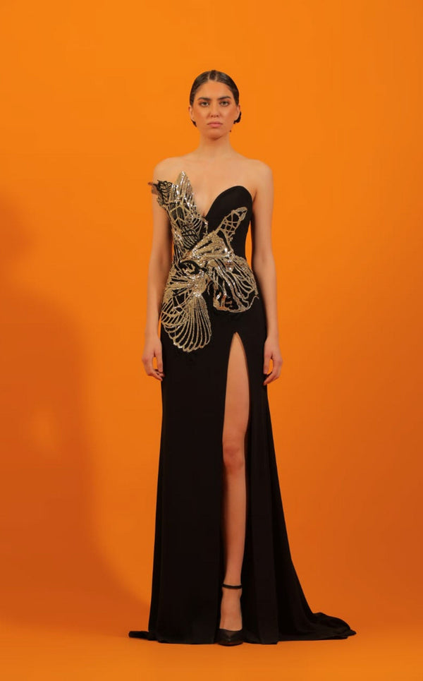 Edward Arsouni Couture 799 Black-Gold