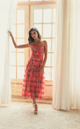 Mac Duggal 8137 Orange-Multi