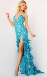 Jovani 08340BG Turquoise