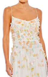 Mac Duggal 9163 White Multi