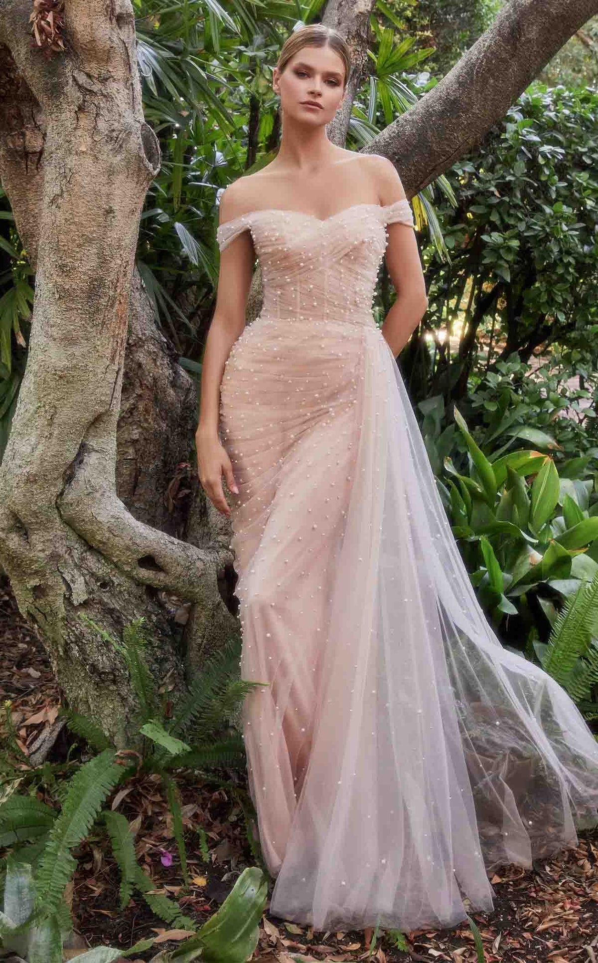 lace wedding dress fitted Lady Black Tie - Wl053 - Fitted Lace Wedding Gown - Andrea & Leo