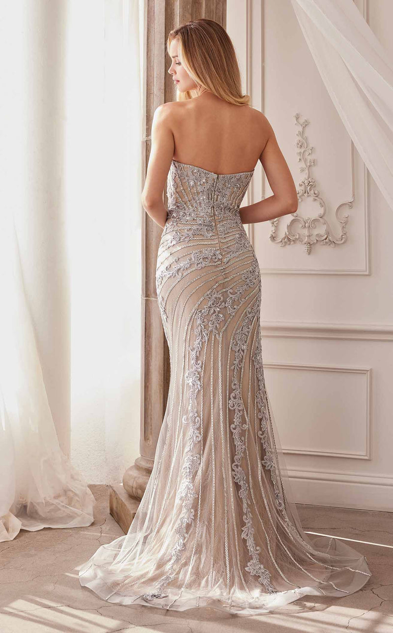 Andrea and Leo A1256 Silver/Nude