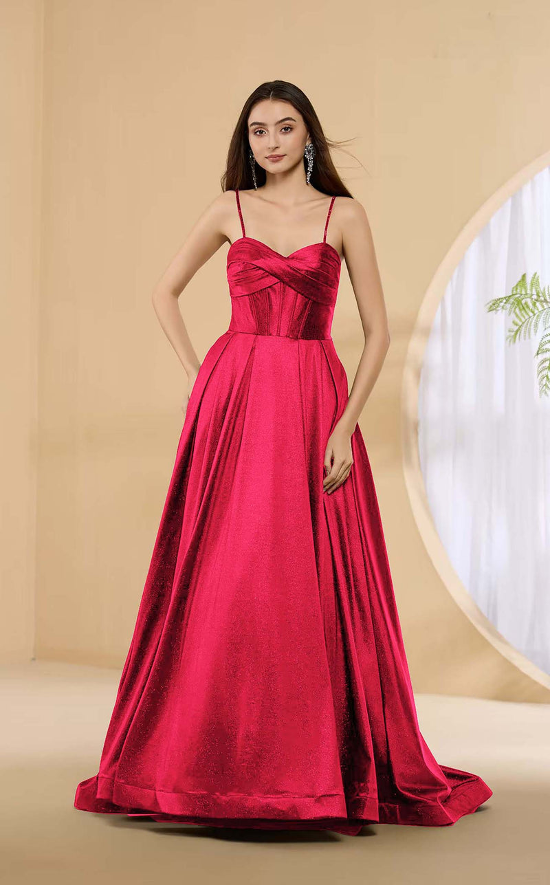 abby paris red dress Abby Paris 90346 Red Prom Dress