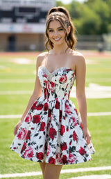 Abby Paris 94236 White/Red-Floral