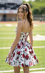 Abby Paris 94236 White/Red-Floral