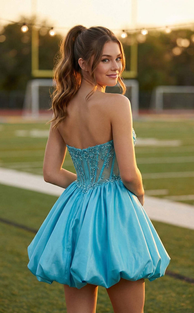 abby blue dress Paris 94278 Flare Dress UK14 8 Birthday Outfit Ideas Color:#12-American Beauty