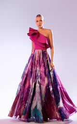 Abdo Aoude Tempera18 Fuchsia Print