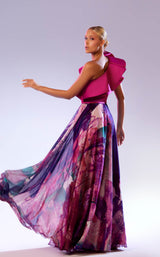 Abdo Aoude Tempera18 Fuchsia Print