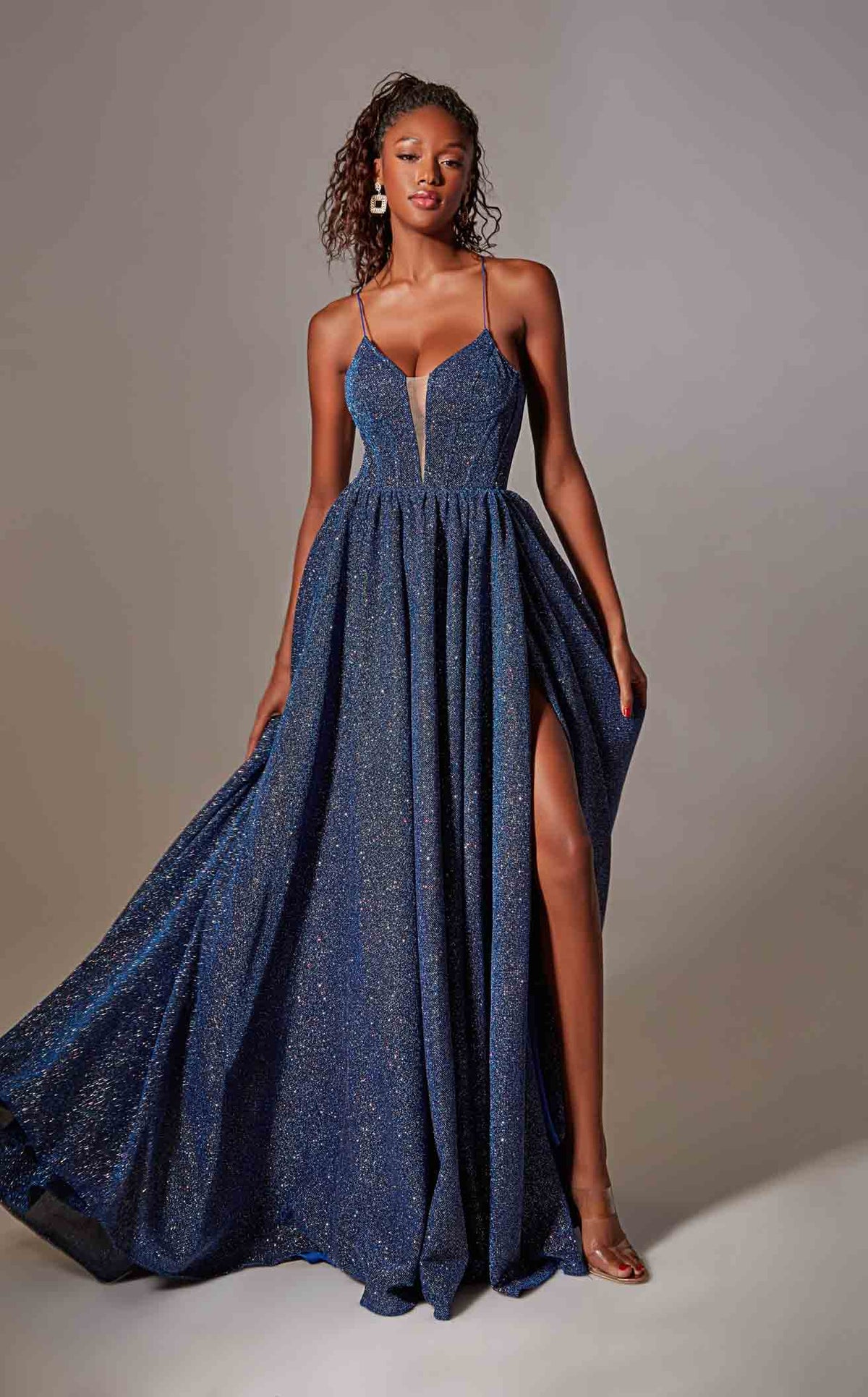 Aerie Couture 201 Women's Formal Evening & Wedding Guest Dress - Gold