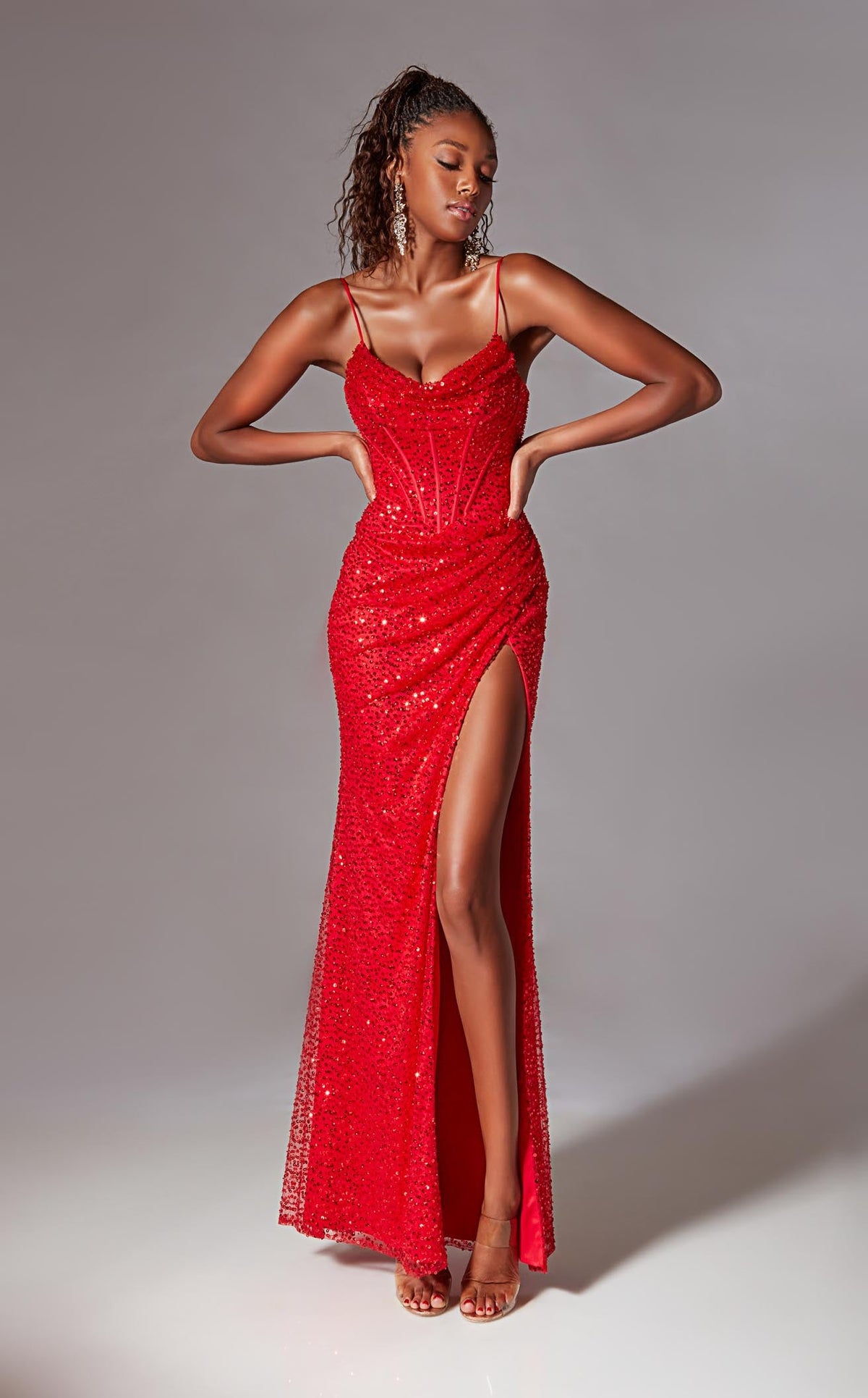 Aerie Couture 221 Prom Dress - Red