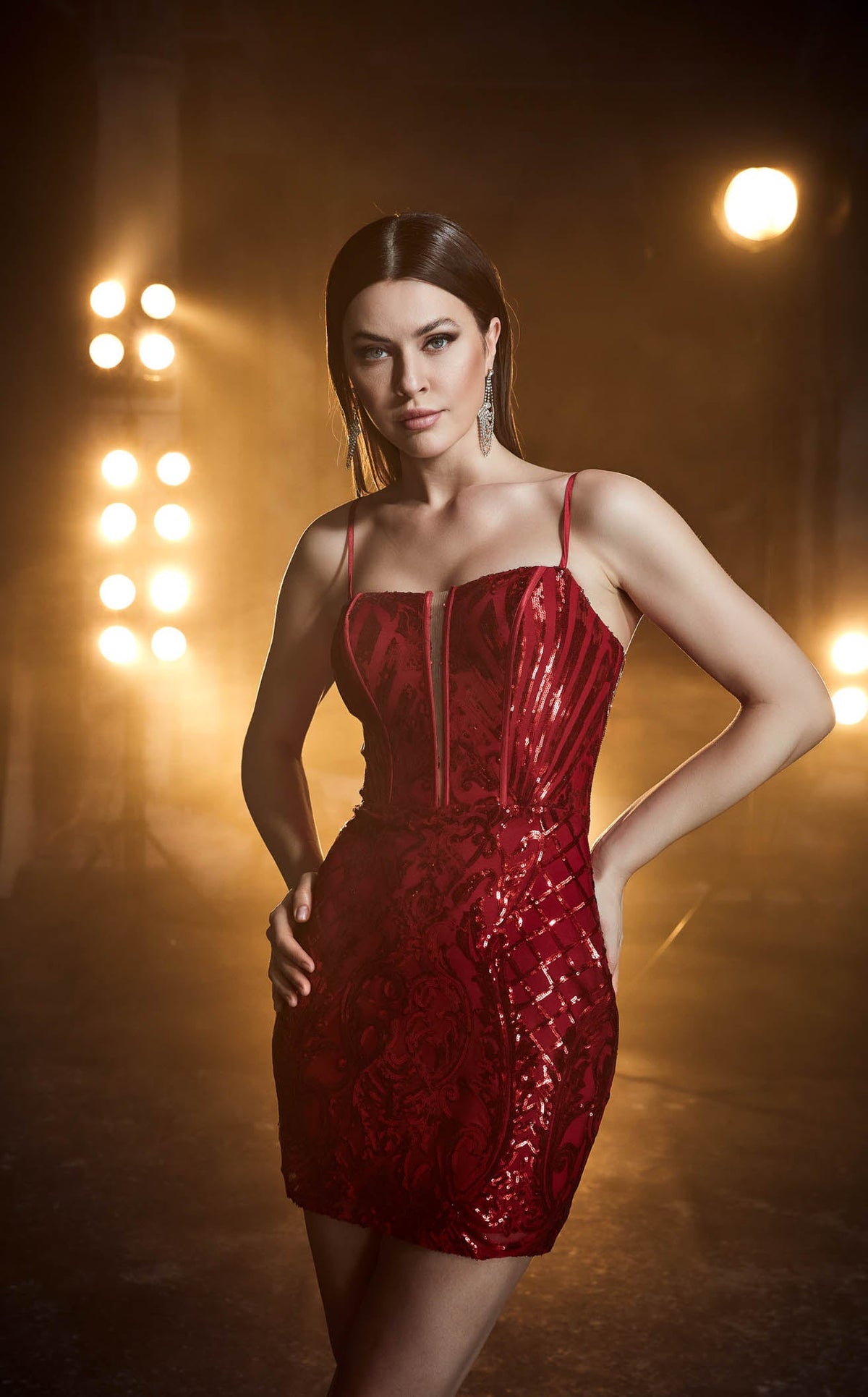 Aerie Couture 808 Prom Dress - Claret