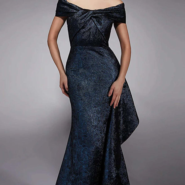 alyce paris navy blue dress Alyce Paris Mother's Dress 29704 – Millers' Prom and Formal Wear main image 1