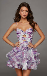 Alyce 30116 Purple-Multi
