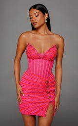 Alyce 40150 Hot-Coral-Neon-Pink