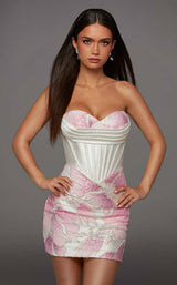 Alyce 40154 Pink/White