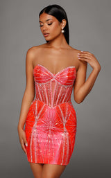 Alyce 40232 Hot-Coral