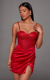 Alyce 40233 Red/Velvet