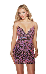Alyce 4841 Black/Barbie-Pink