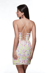 Alyce 4841 Ivory-Multi