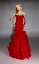 Alyce 61739 Red Solid