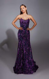 Alyce 61887 Purple Multi