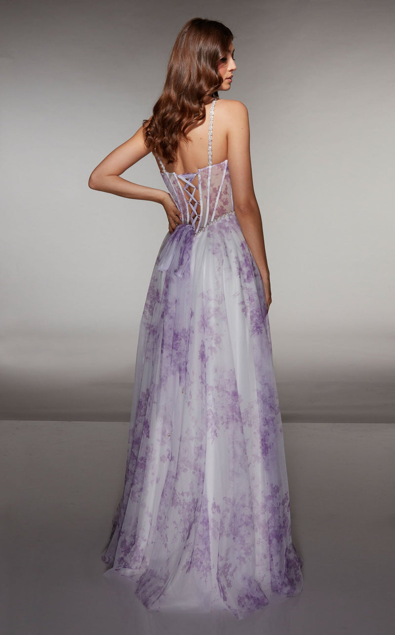 Alyce 61994 Lilac/White