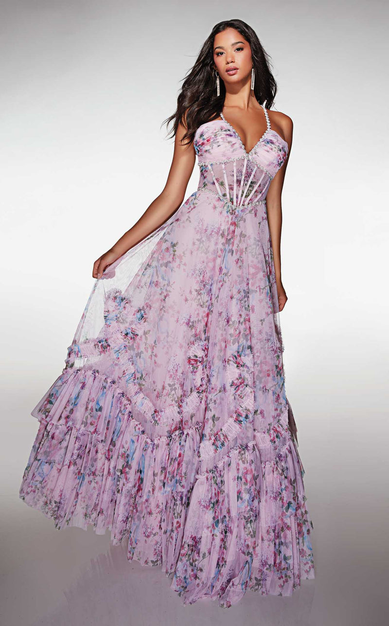 Alyce 62028 Lilac/White