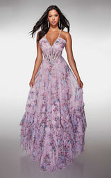 Alyce 62028 Lilac/White