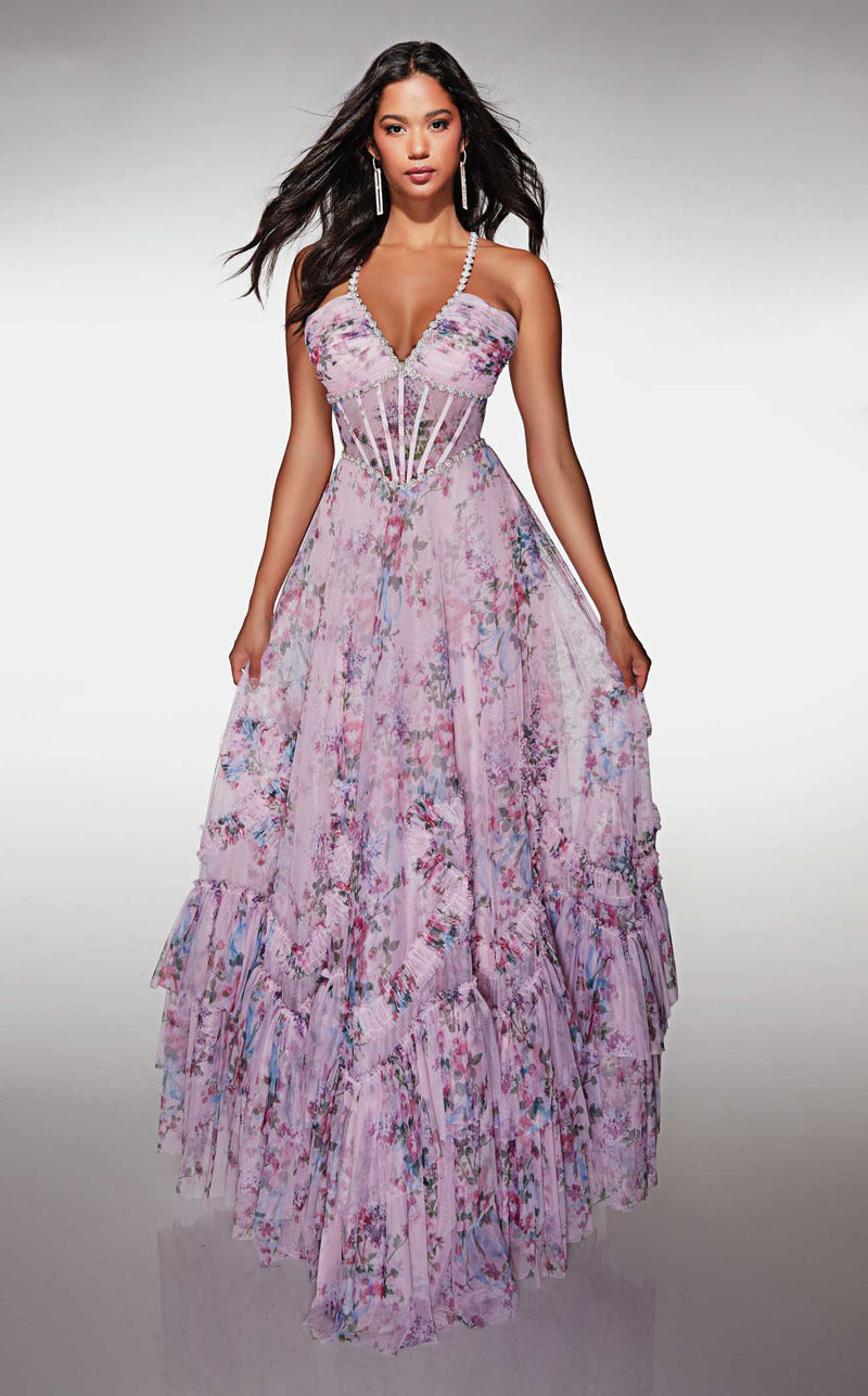 Alyce 62028 Lilac/White