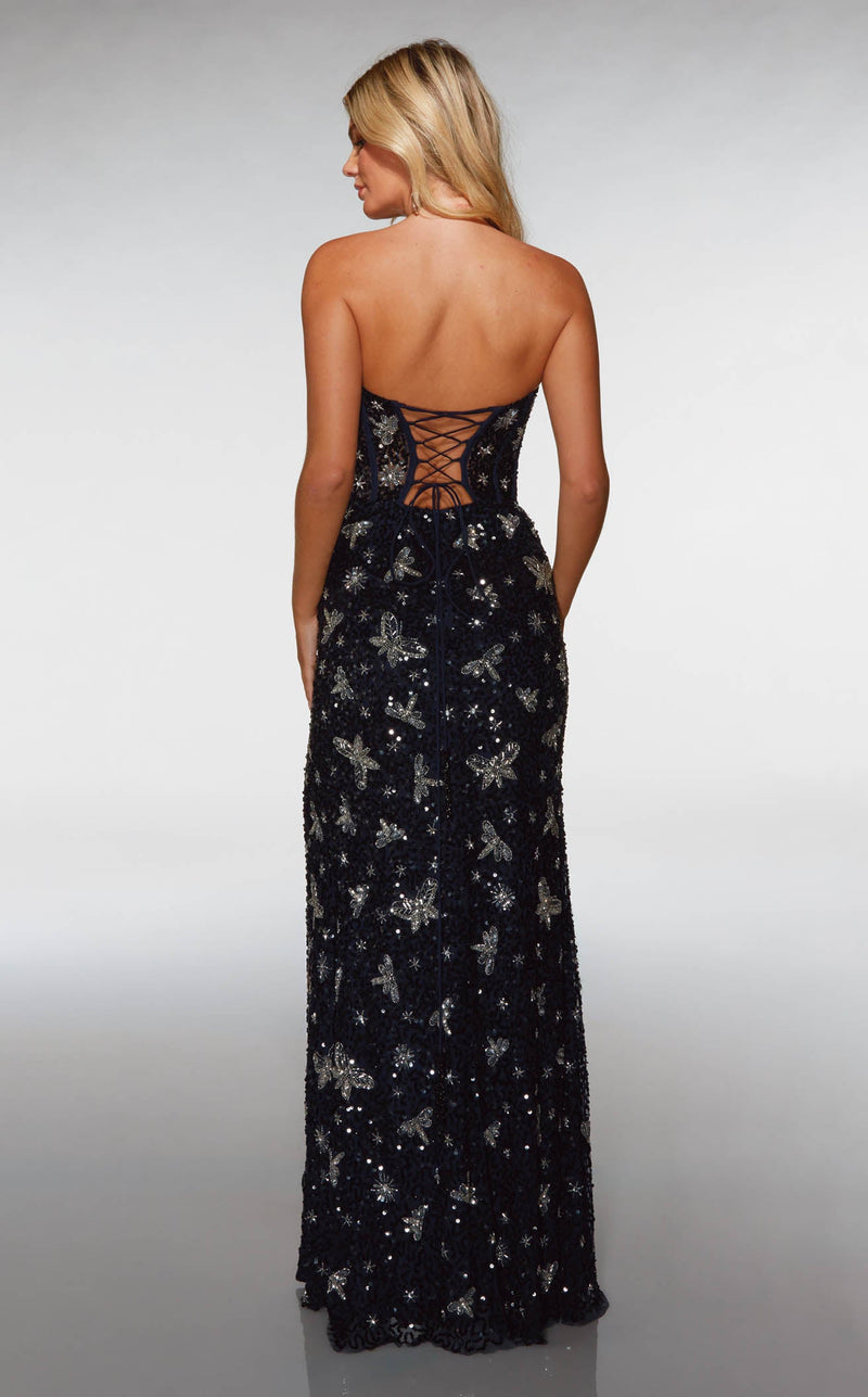 Alyce 62098 Navy/Silver