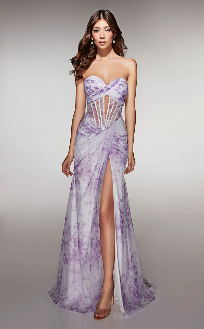 Alyce 62176 Lilac/White