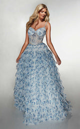 Alyce 62182 Blue-White Rose