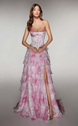 Alyce 62192 Fuchsia/White