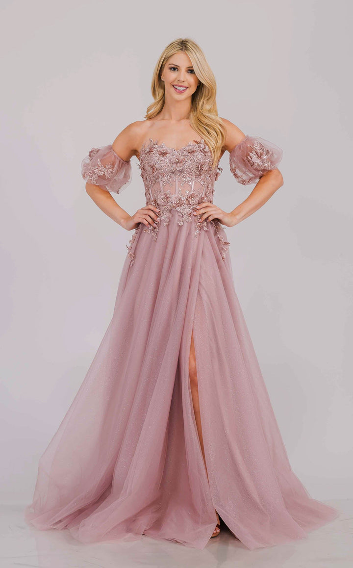 Amelia Couture 3041 Dusty Rose