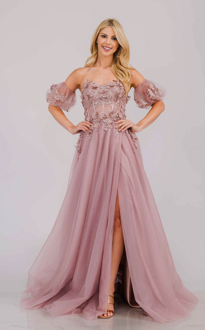 Amelia Couture 3041 Dusty Rose