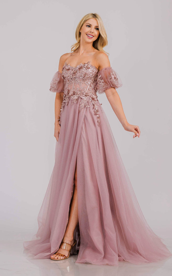 Amelia Couture 3041 Dusty Rose