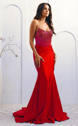Amelia Couture 3042 Red
