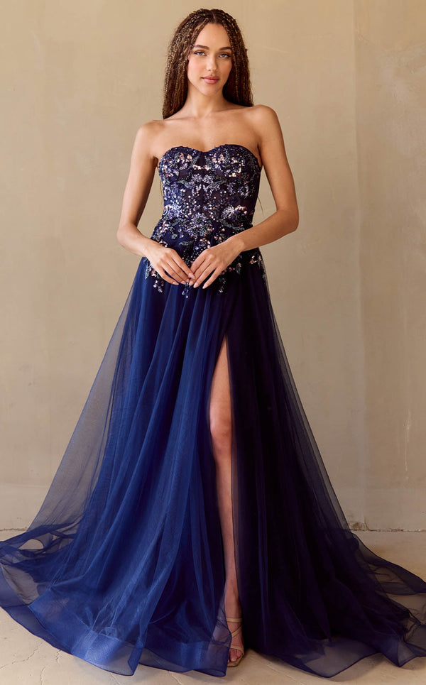 Amelia Couture 4031 Navy
