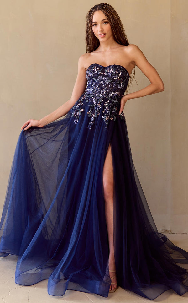 Amelia Couture 4031 Navy