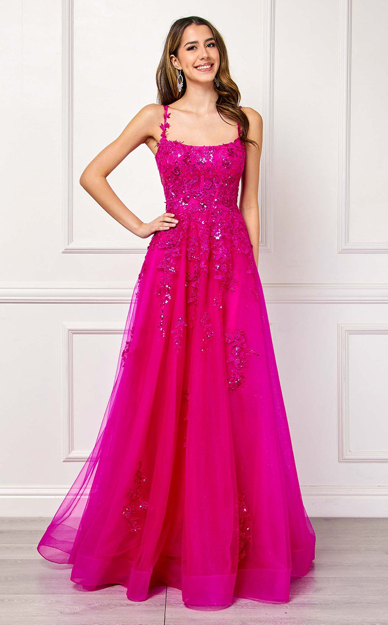 Amelia Couture 4044 Hot Pink