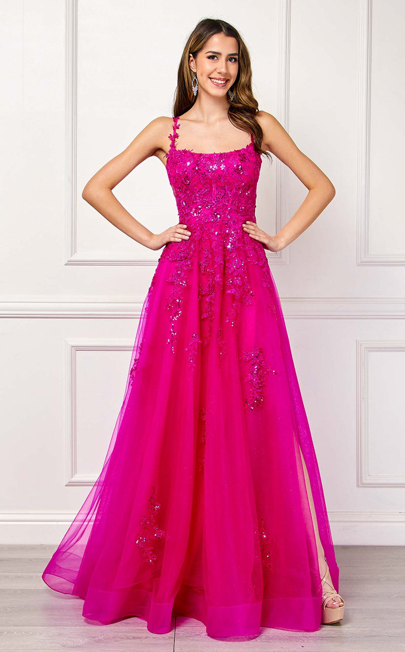 Amelia Couture 4044 Hot Pink