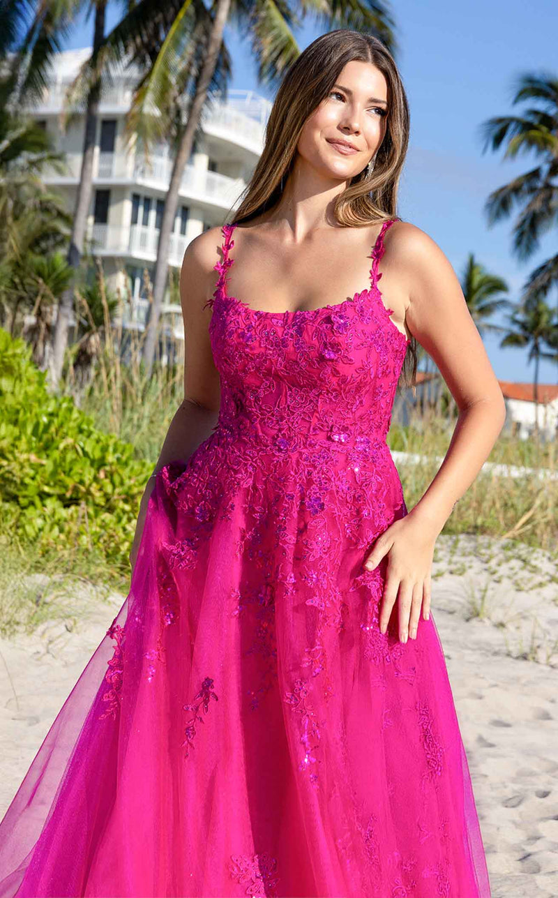 Amelia Couture 4044 Hot Pink