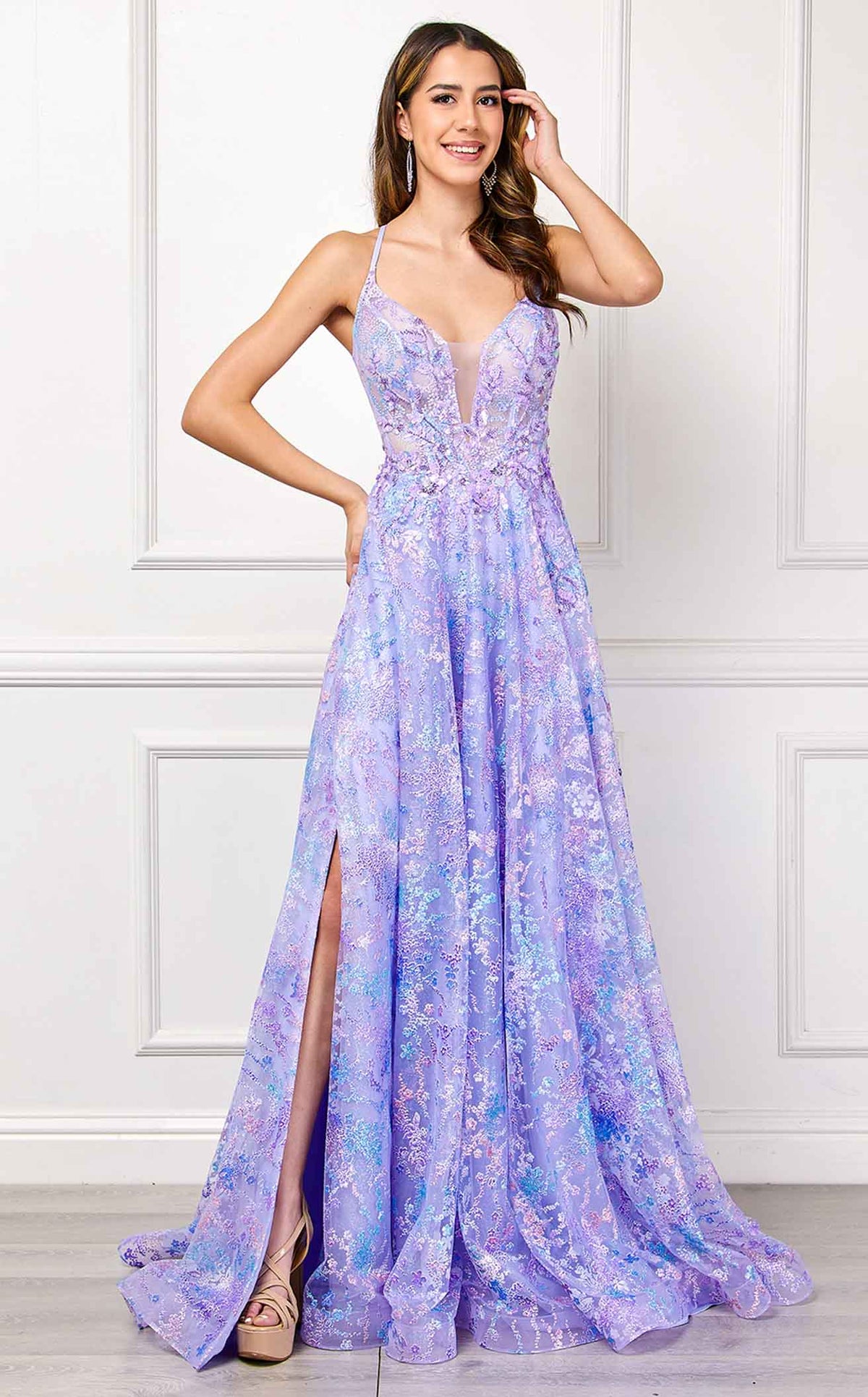 amelia couture prom dresses Amelia Couture 3018 Women's Formal Evening & Wedding Guest Dress - Champagne
