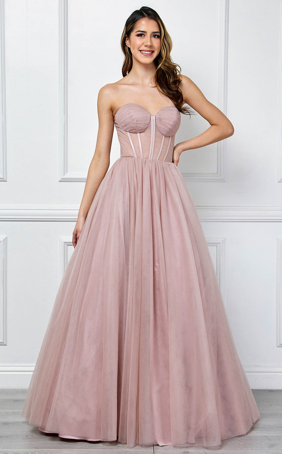 Amelia Couture 6202 Dusty Rose